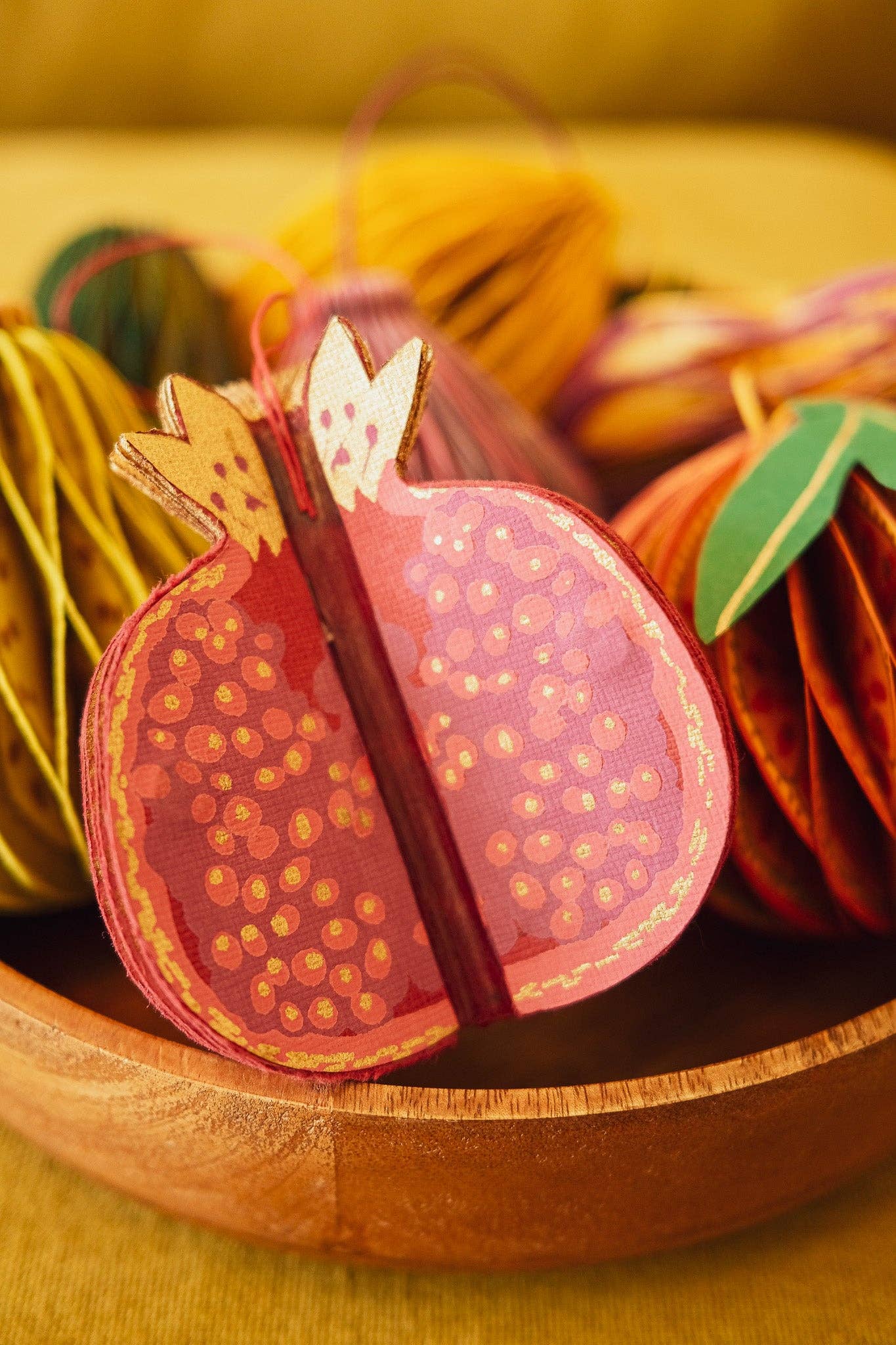 East End Press Pomegranate Ornament