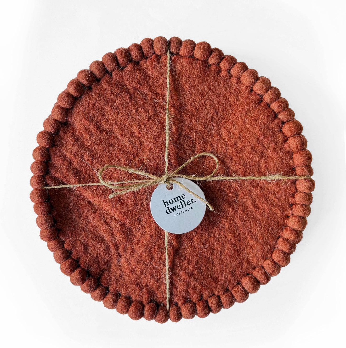 Felt Trivet Set - Spiced Cocoa