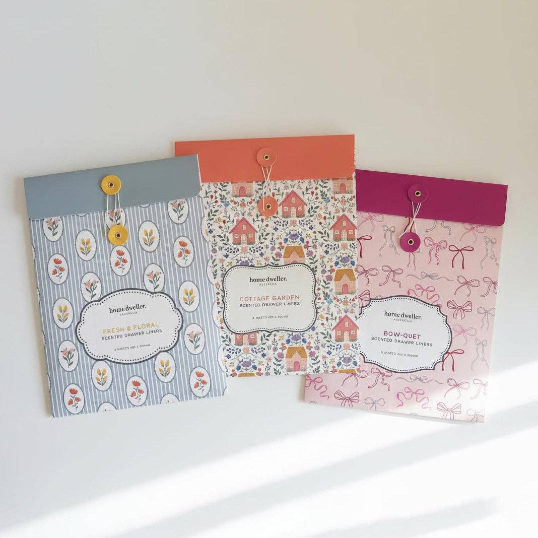 Scented Drawer Liners - Cottage Garden