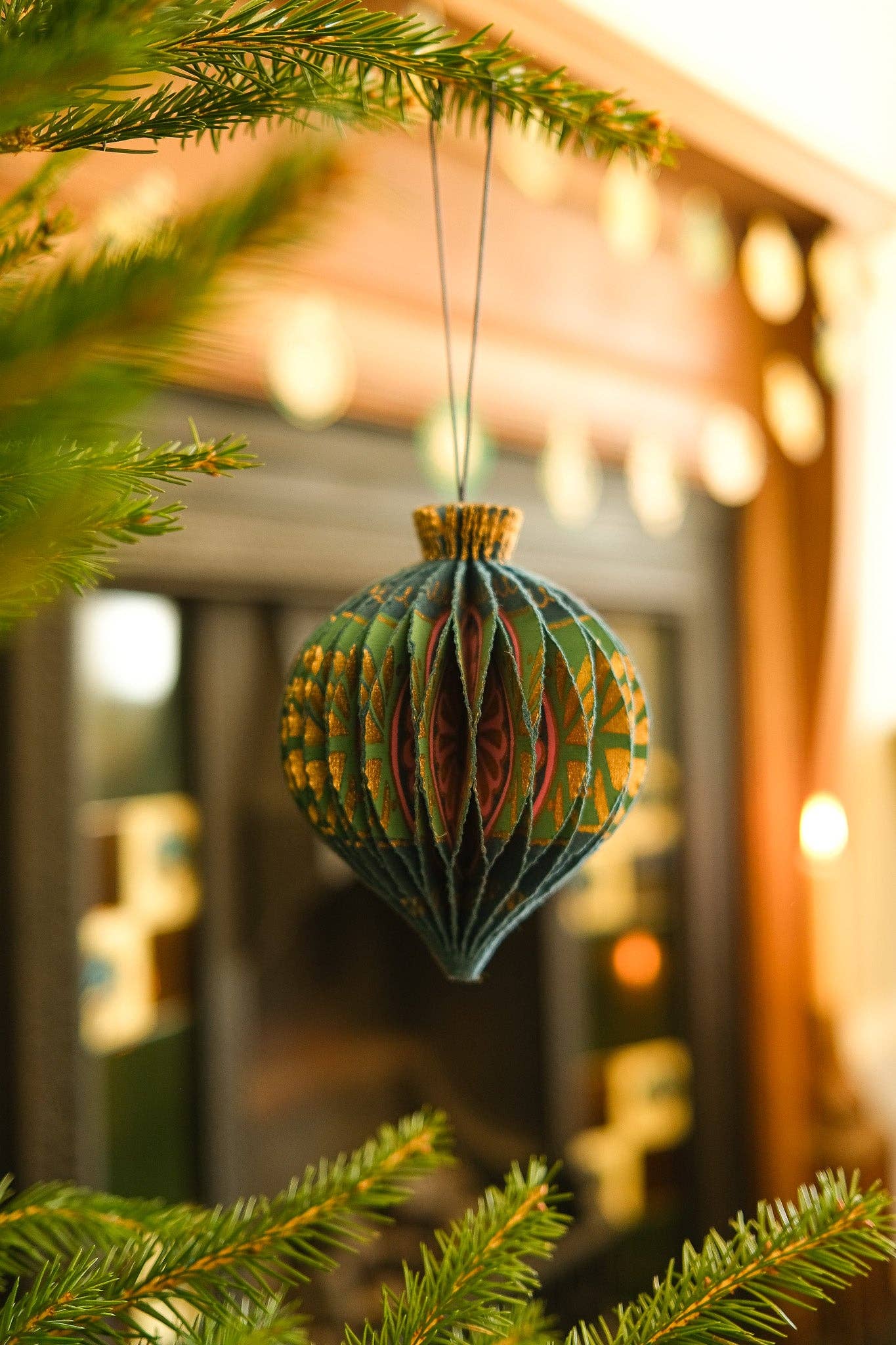 East End Press Blue Bauble Ornament