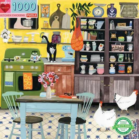 Kitchen Chickens - 1000 piece puzzle