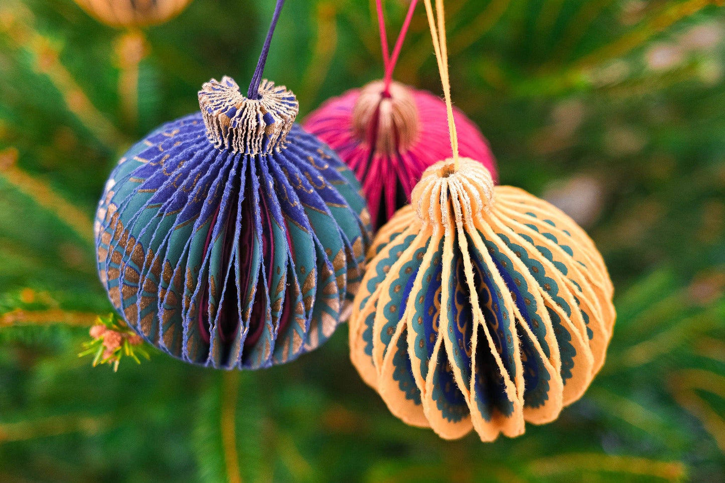 East End Press Blue Bauble Ornament