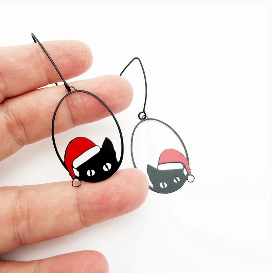 Denz Christmas Ibis Earrings