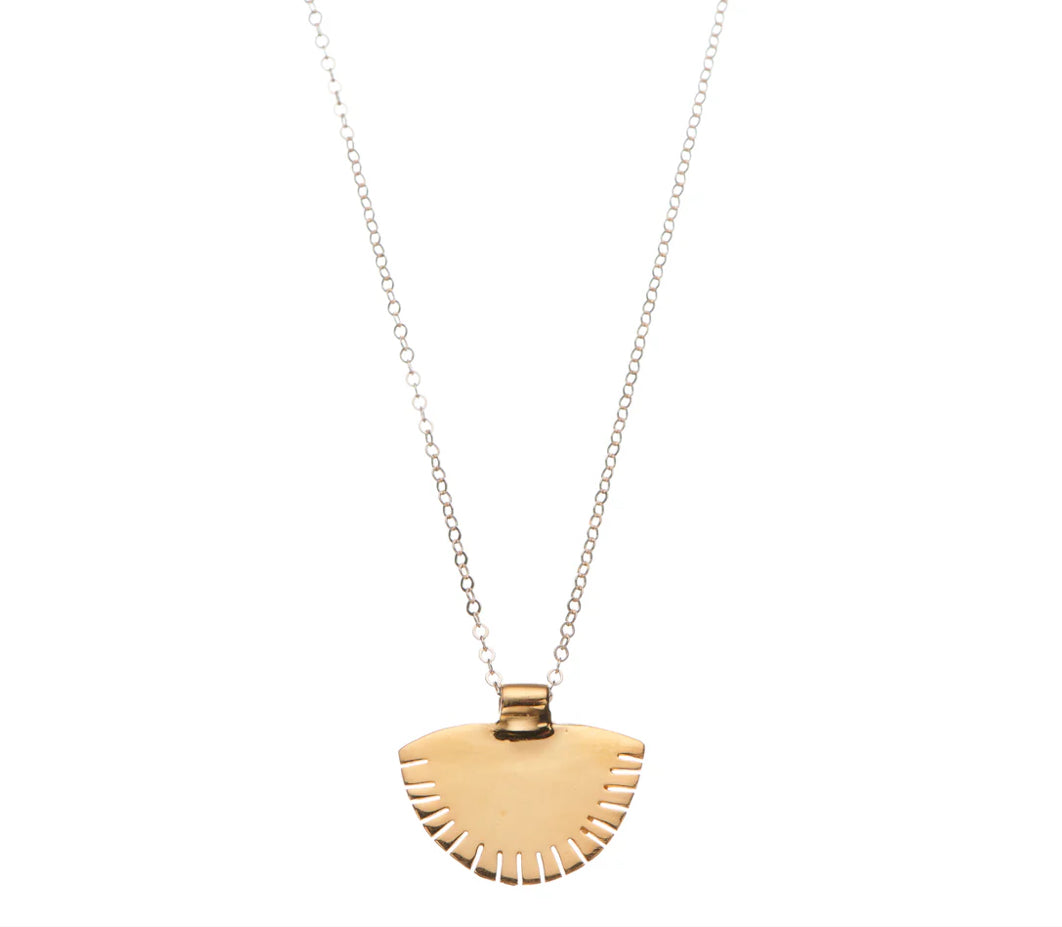 Shabana Jacobson Sunset Necklace - Polished Gold