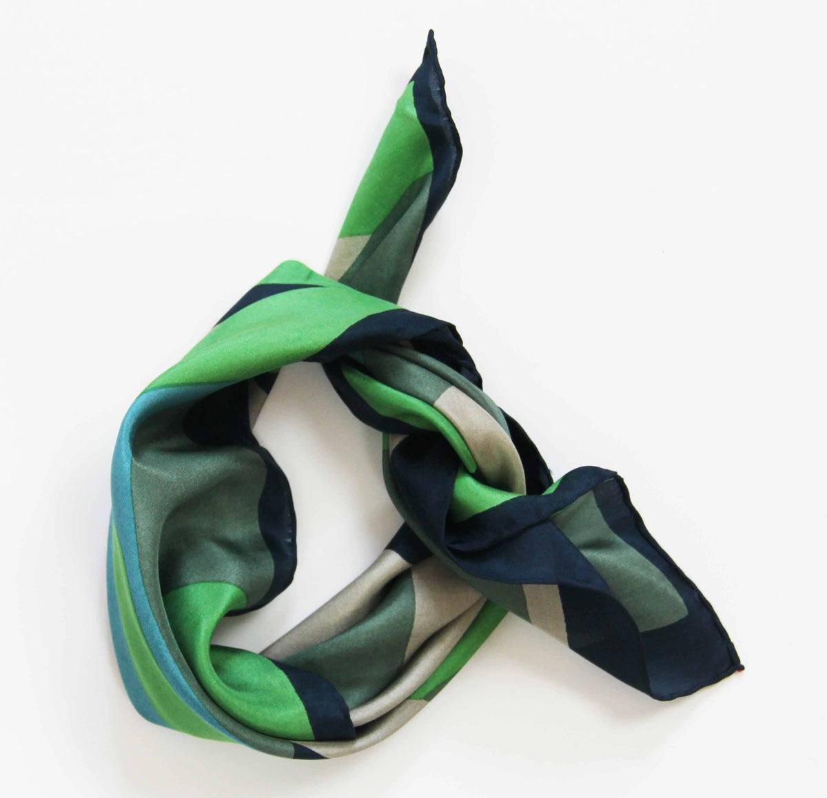 Silk Square Scarf - Vivaro Green