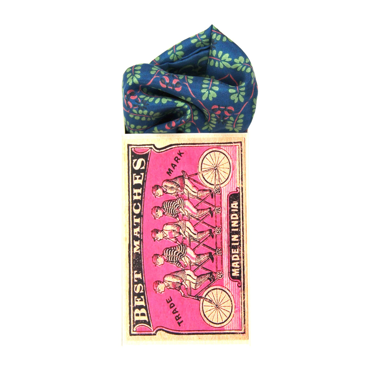 Square Silk Scarf - Albertine Blue