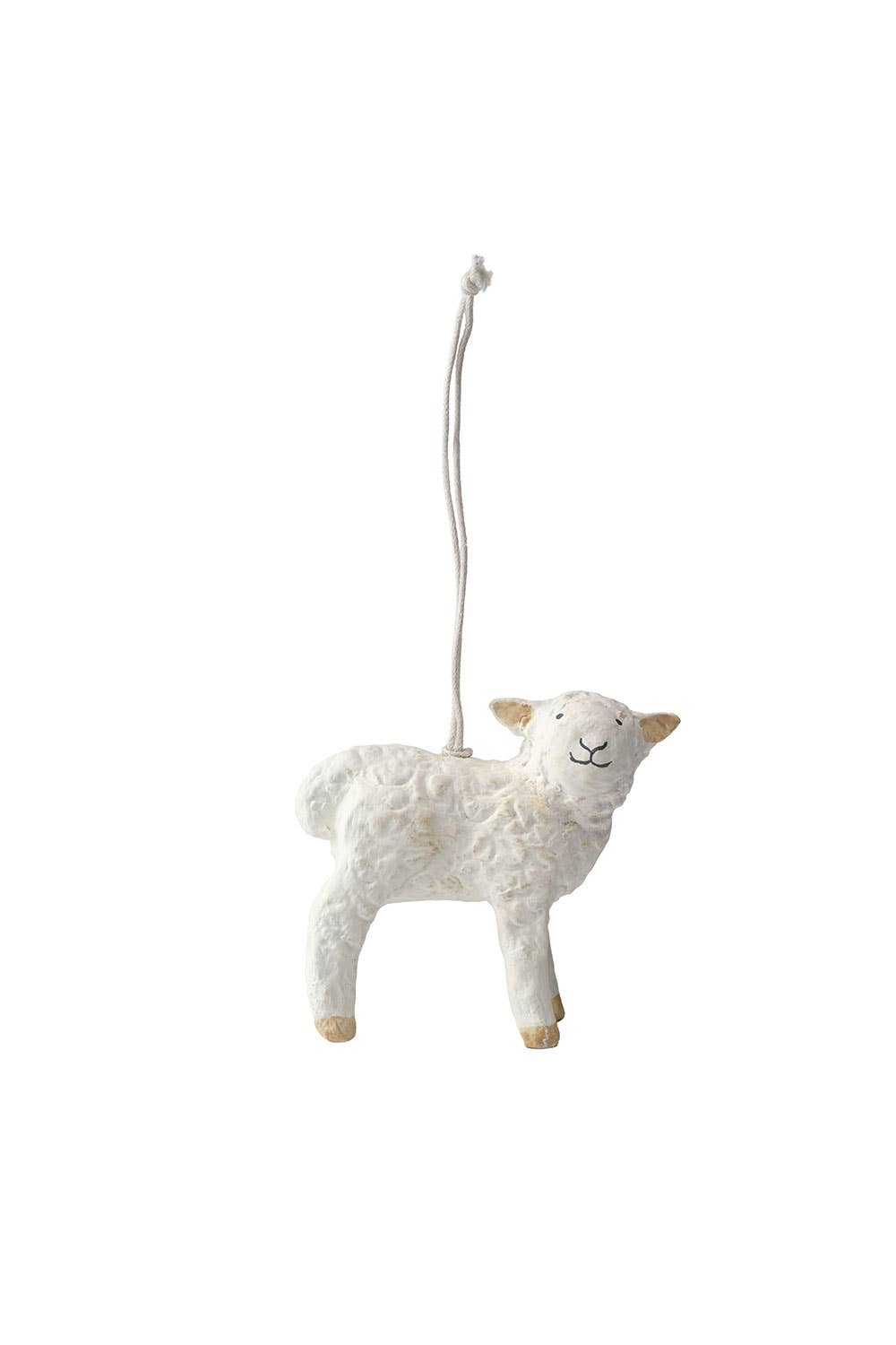 Paper Mache Sheep Ornament