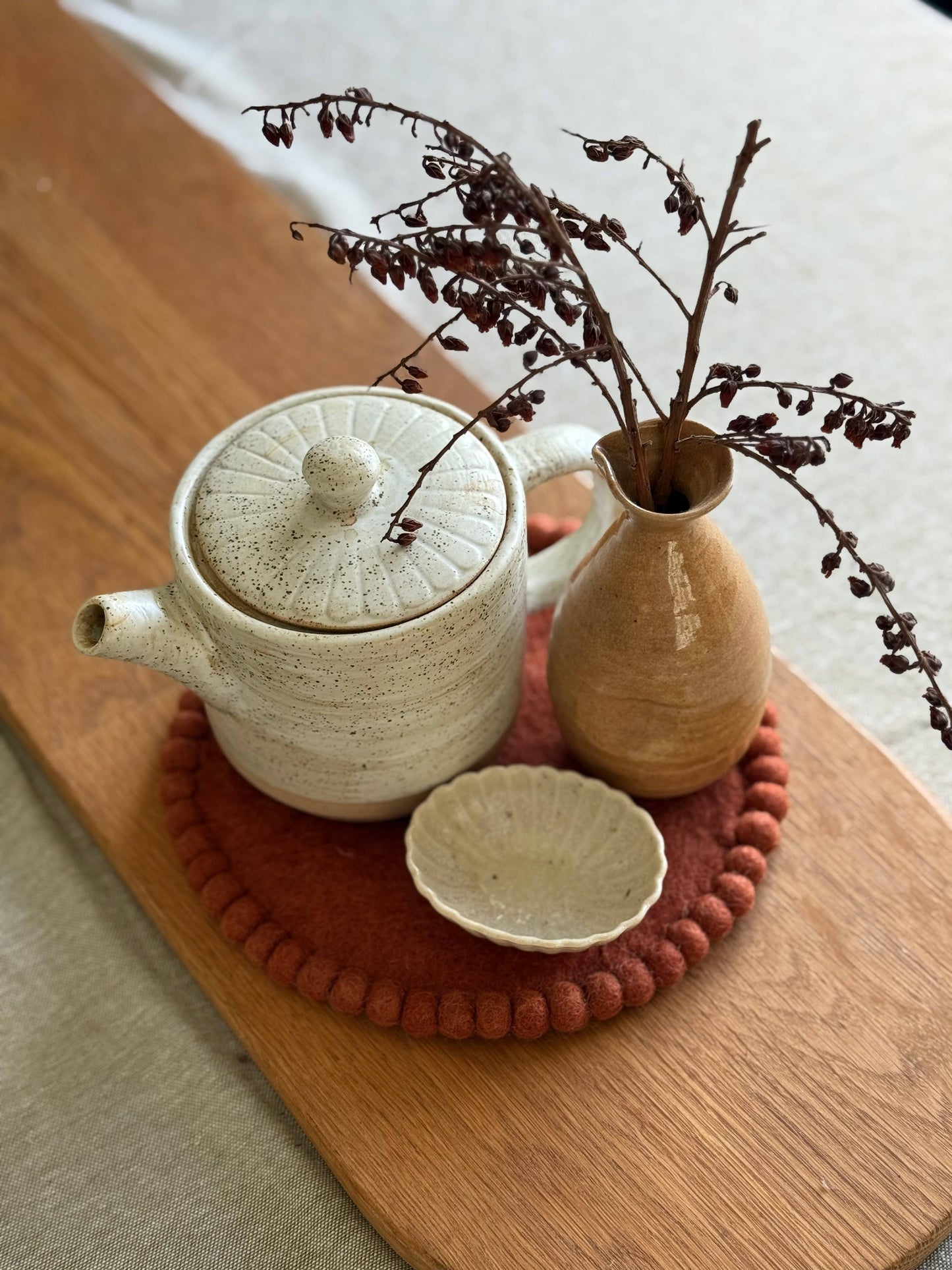 Felt Trivet Set - Spiced Cocoa