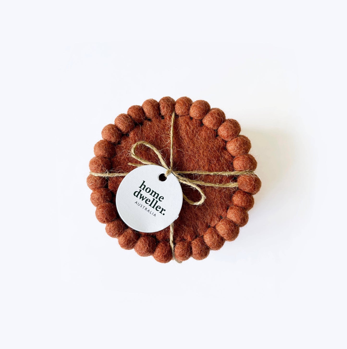 Felt Coaster Set - Spiced Cocoa