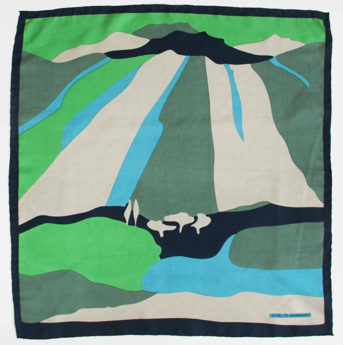 Silk Square Scarf - Vivaro Green