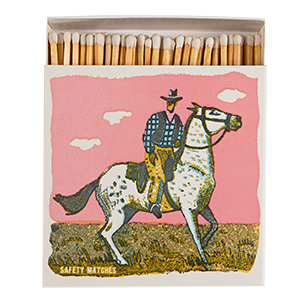 The Archivist's Luxury Matches - Pink Cowboy