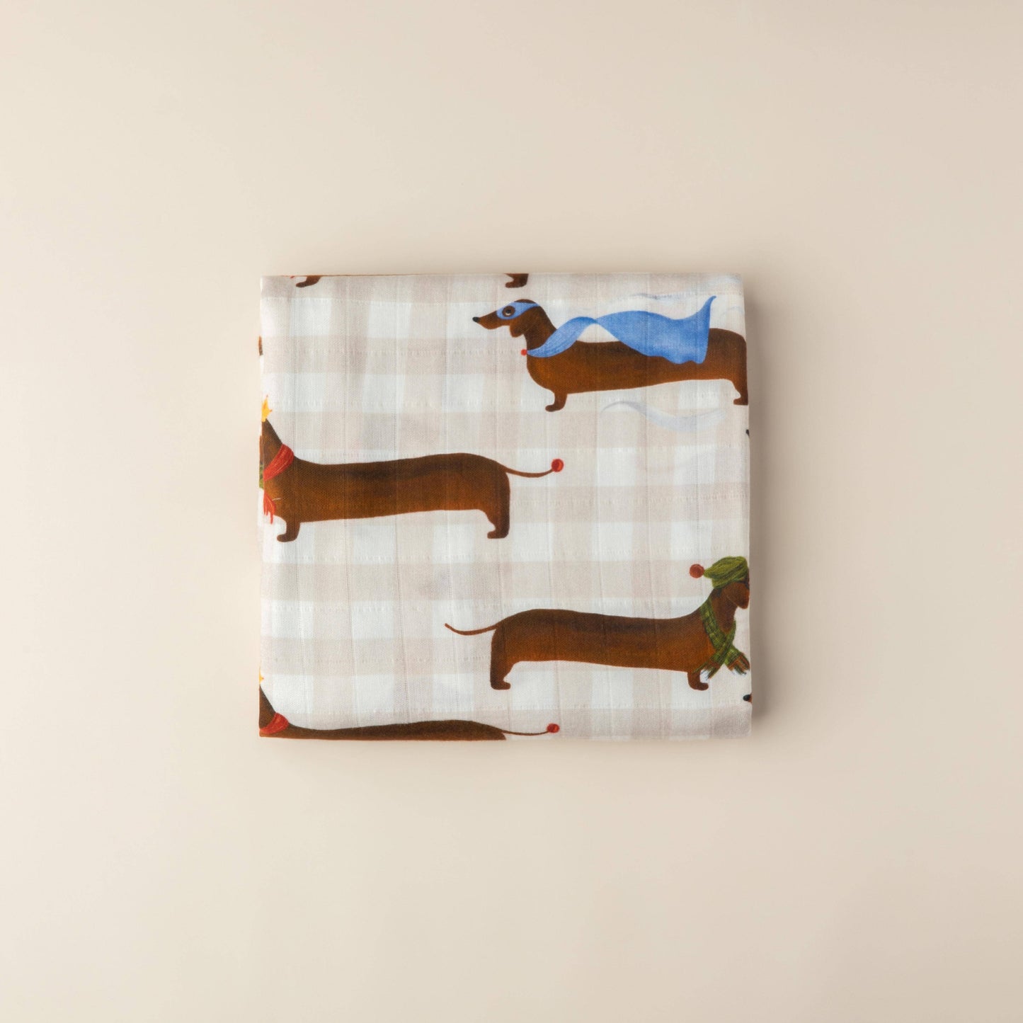 Silly Sausage Muslin Baby Swaddle