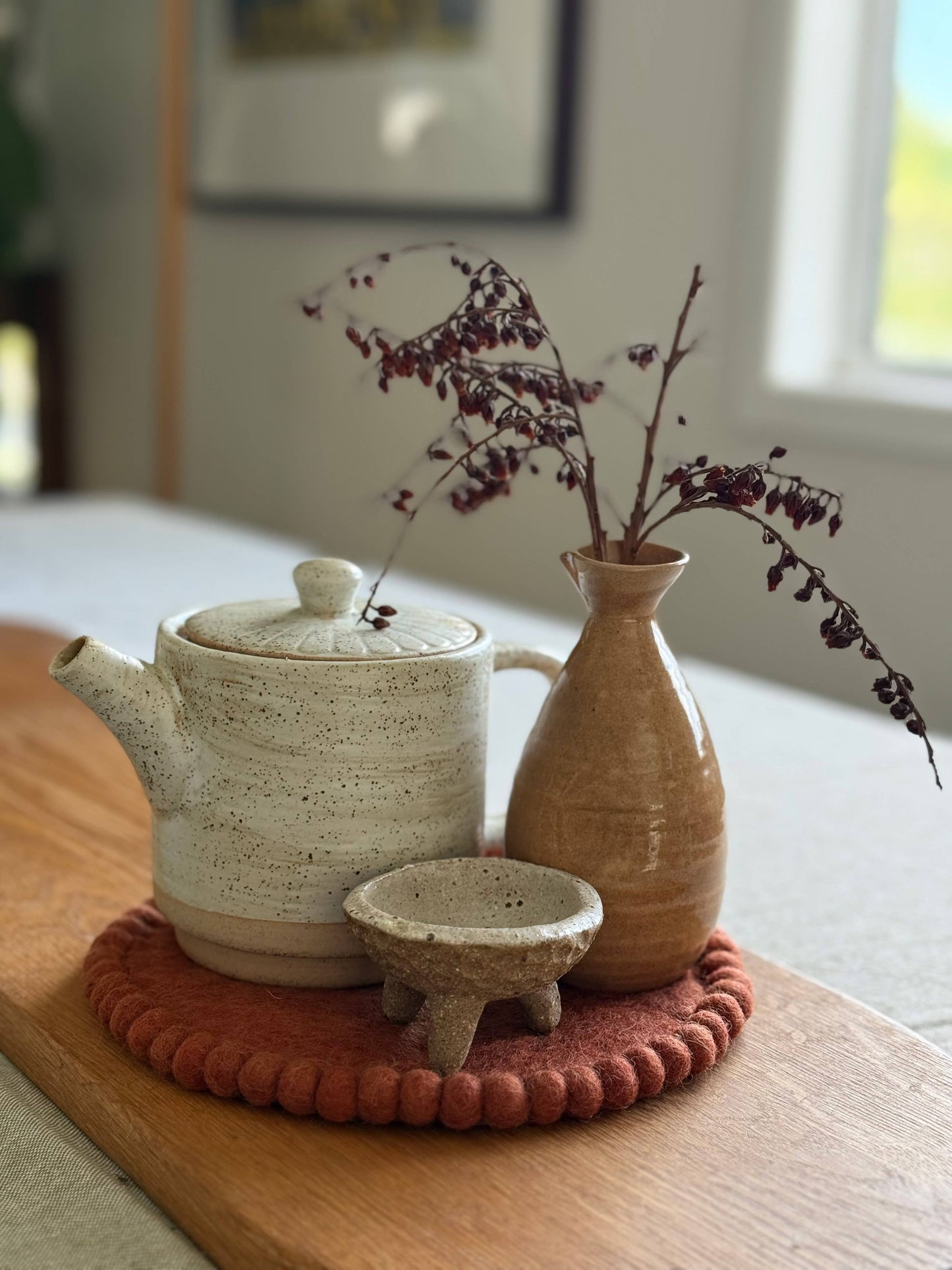 Felt Trivet Set - Spiced Cocoa