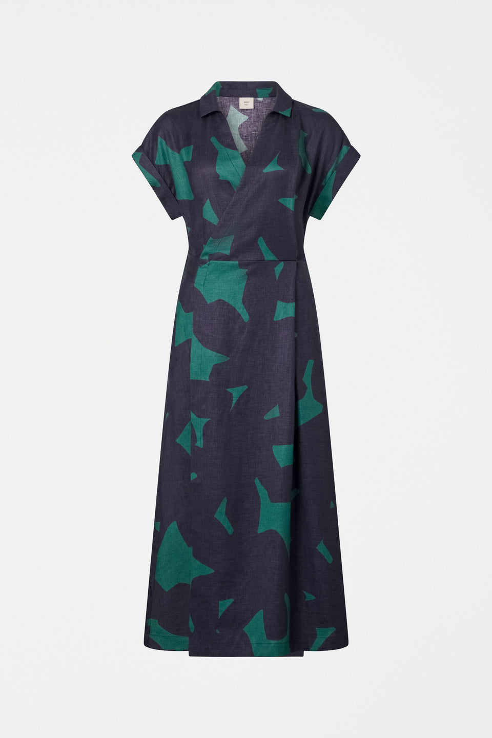 Elk Minnen Wrap Dress - Teal Tera
