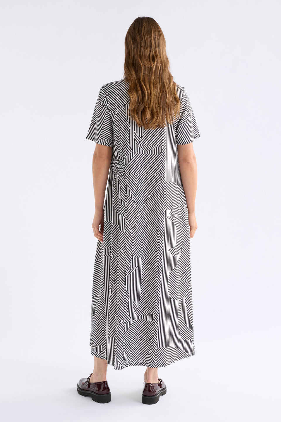 Elk Slinde Dress - Mane Print in Organic Cotton