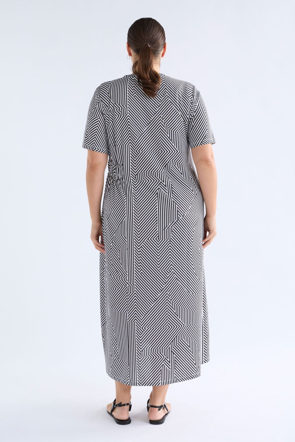 Elk Slinde Dress - Mane Print in Organic Cotton