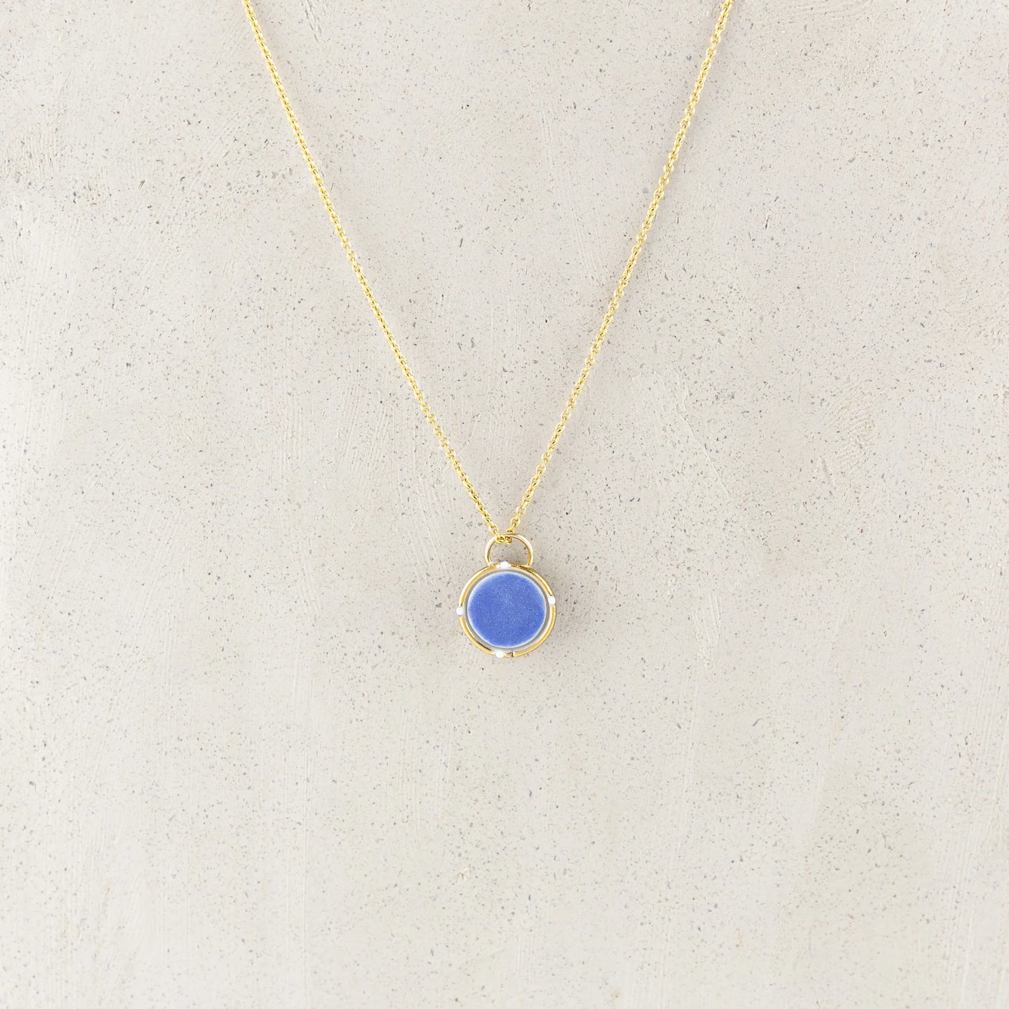 Erin Lightfoot - Oculus Necklace Blue