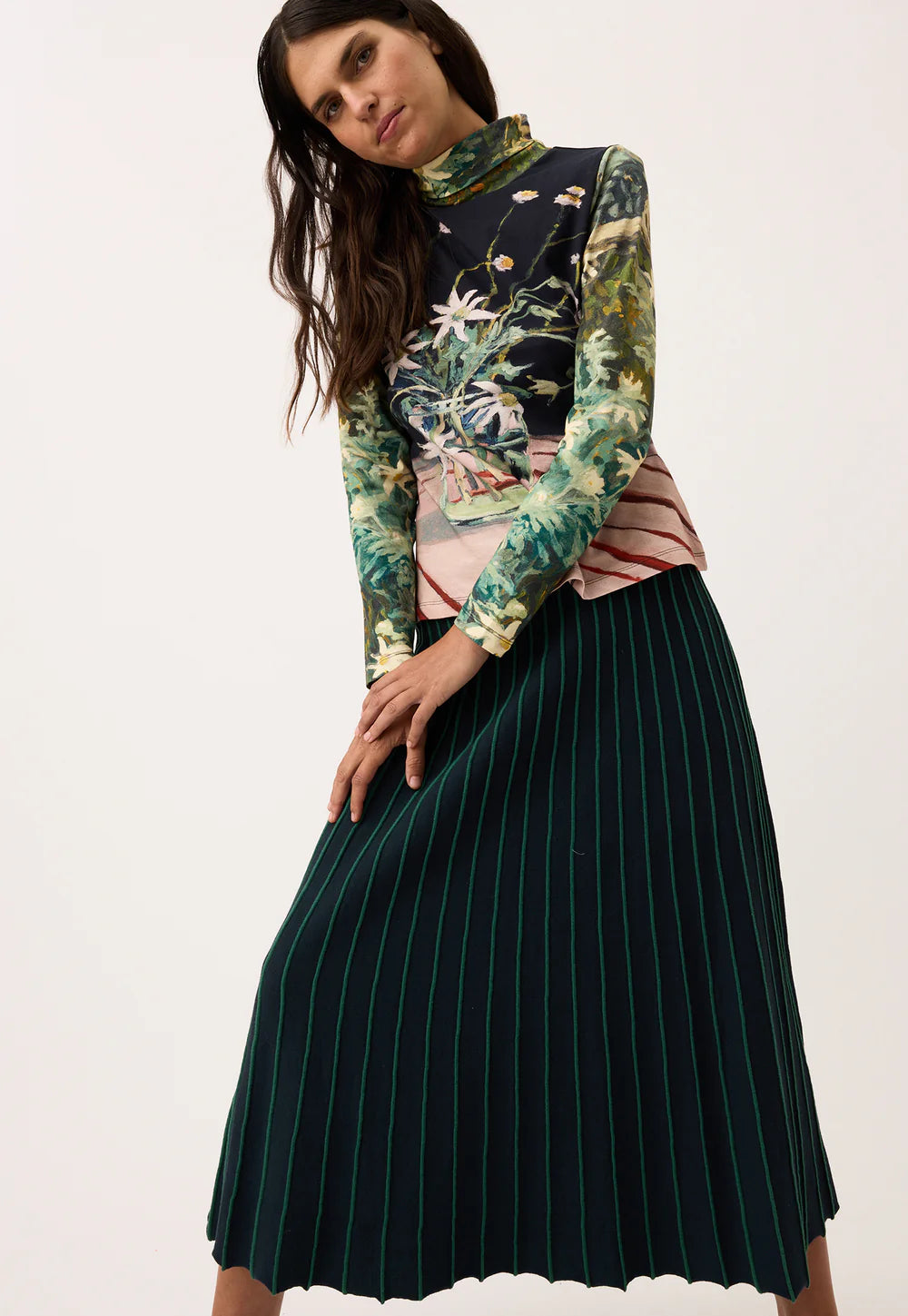 Nancybird Aine Skirt - Foliage