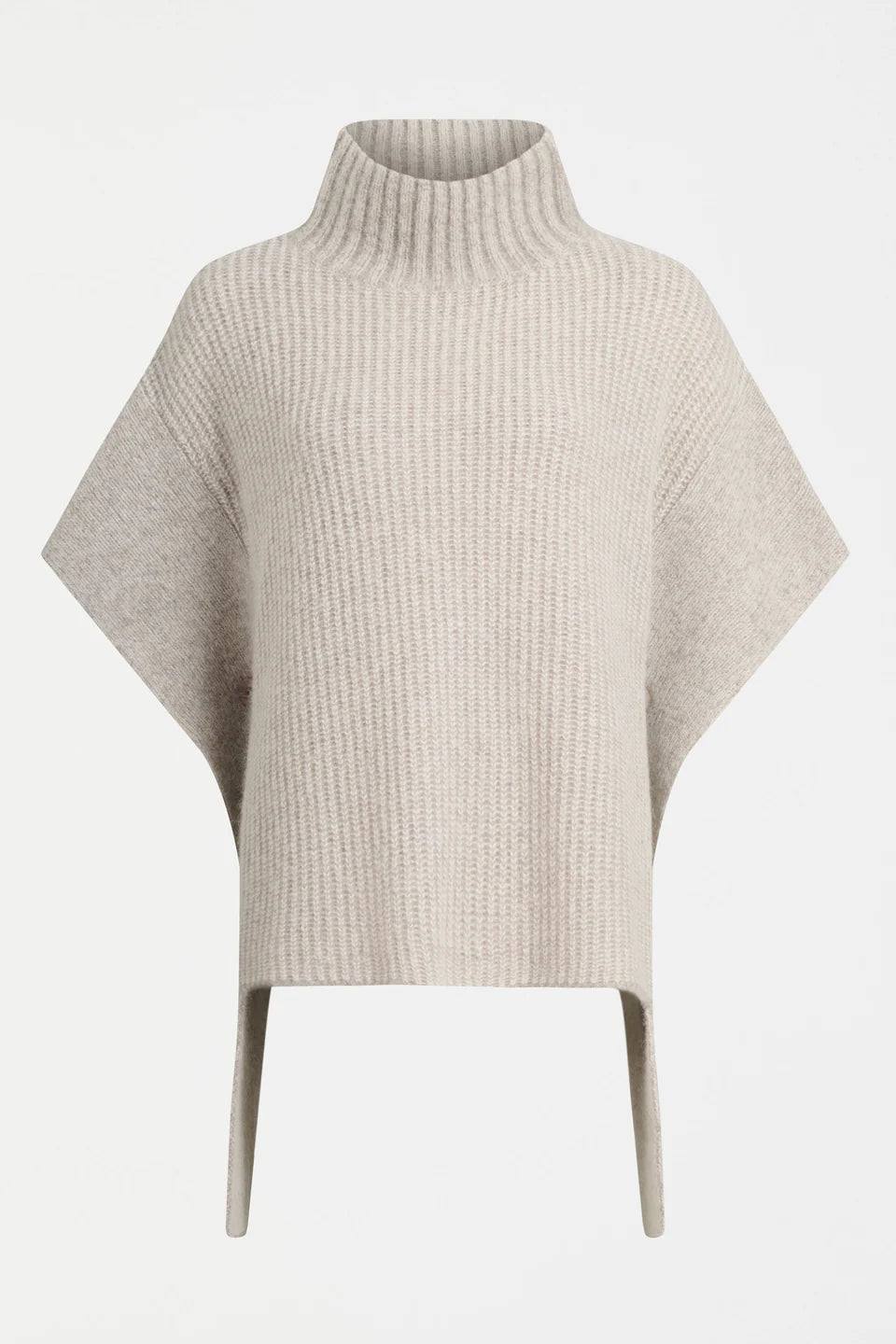 Elk Aleph Poncho - Oatmeal Melange