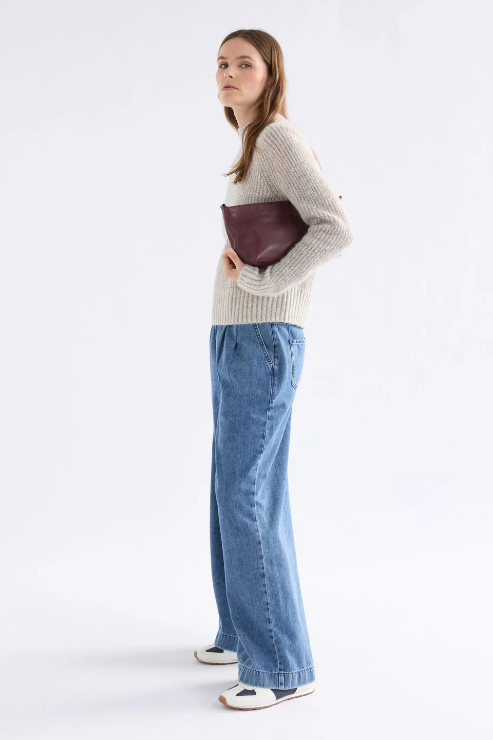 Elk Aleph Sweater - Oatmeal Melange