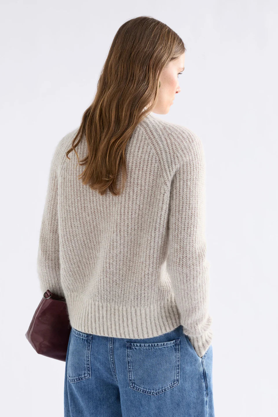 Elk Aleph Sweater - Oatmeal Melange