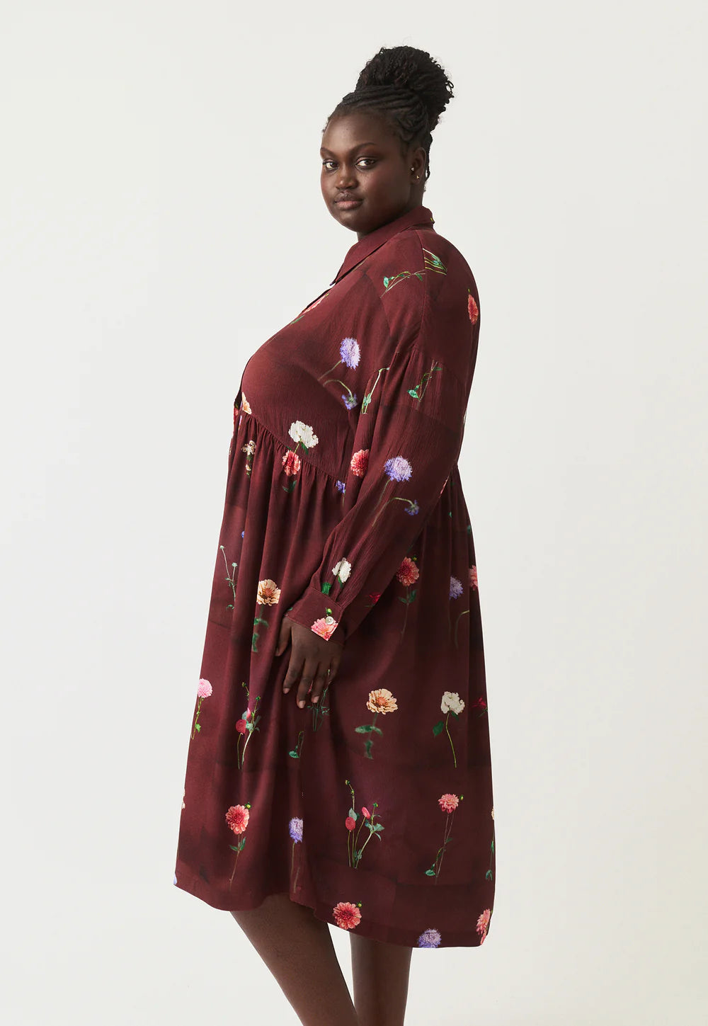 Nancybird Alla Dress - Bloom Tile