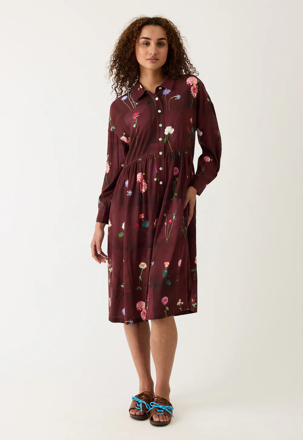 Nancybird Alla Dress - Bloom Tile