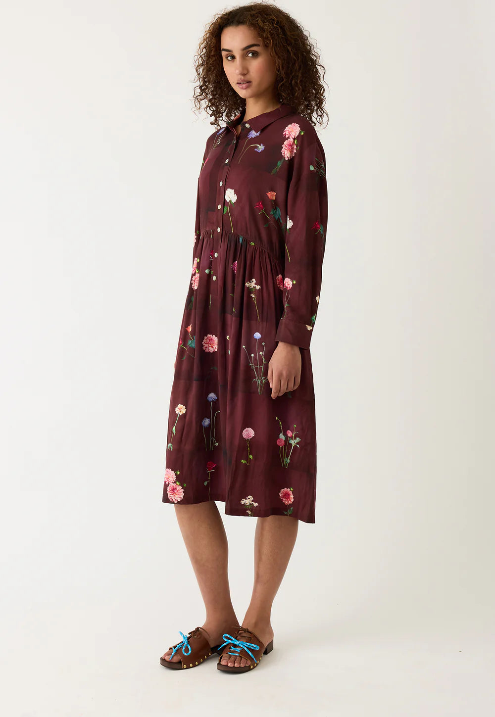 Nancybird Alla Dress - Bloom Tile