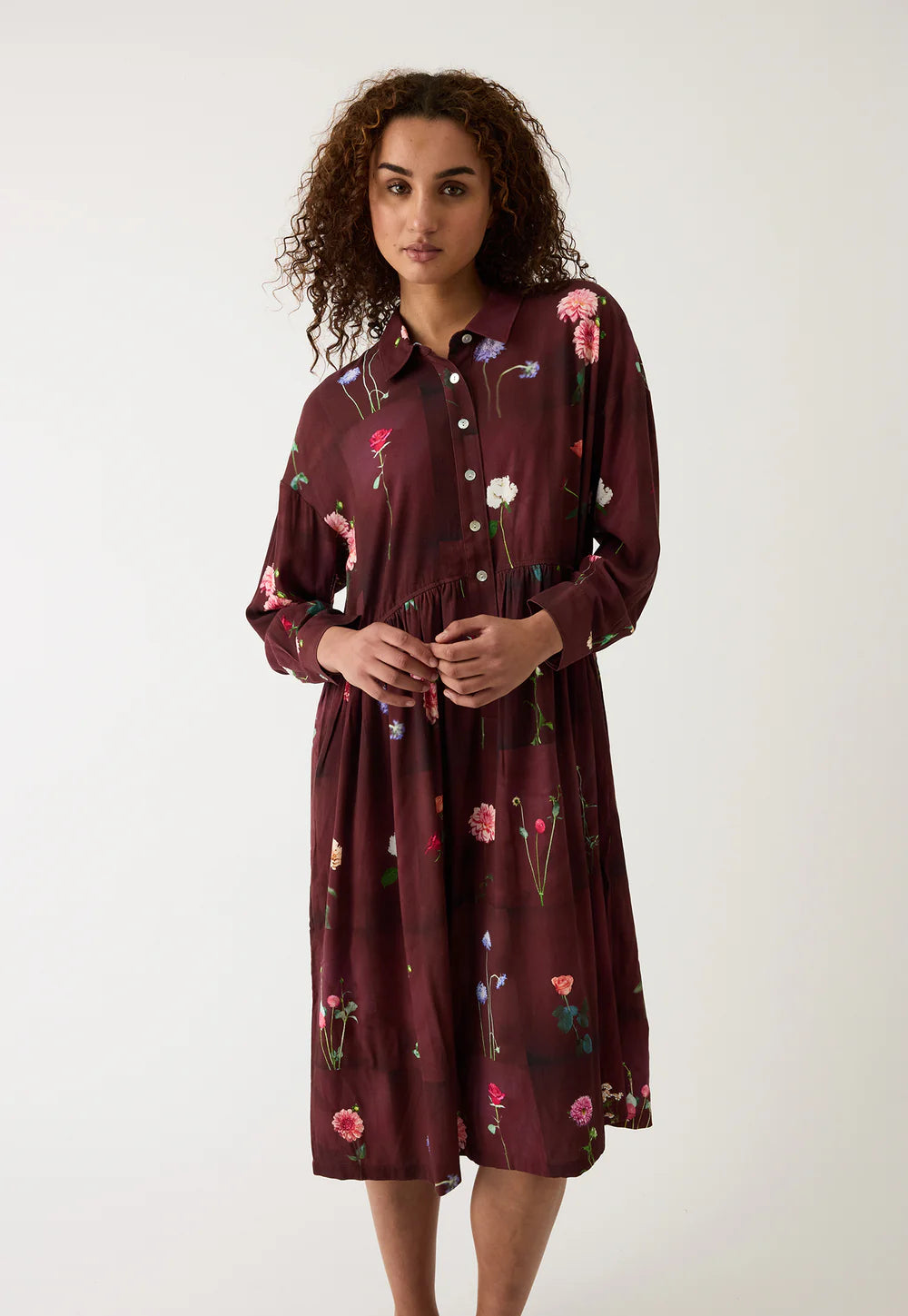 Nancybird Alla Dress - Bloom Tile
