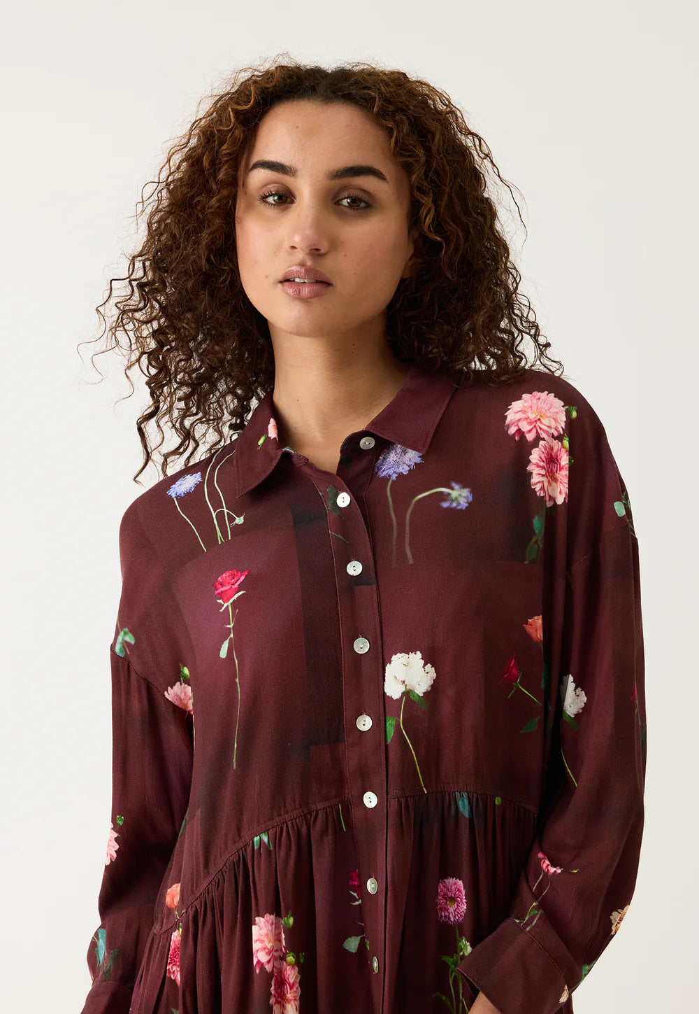 Nancybird Alla Dress - Bloom Tile