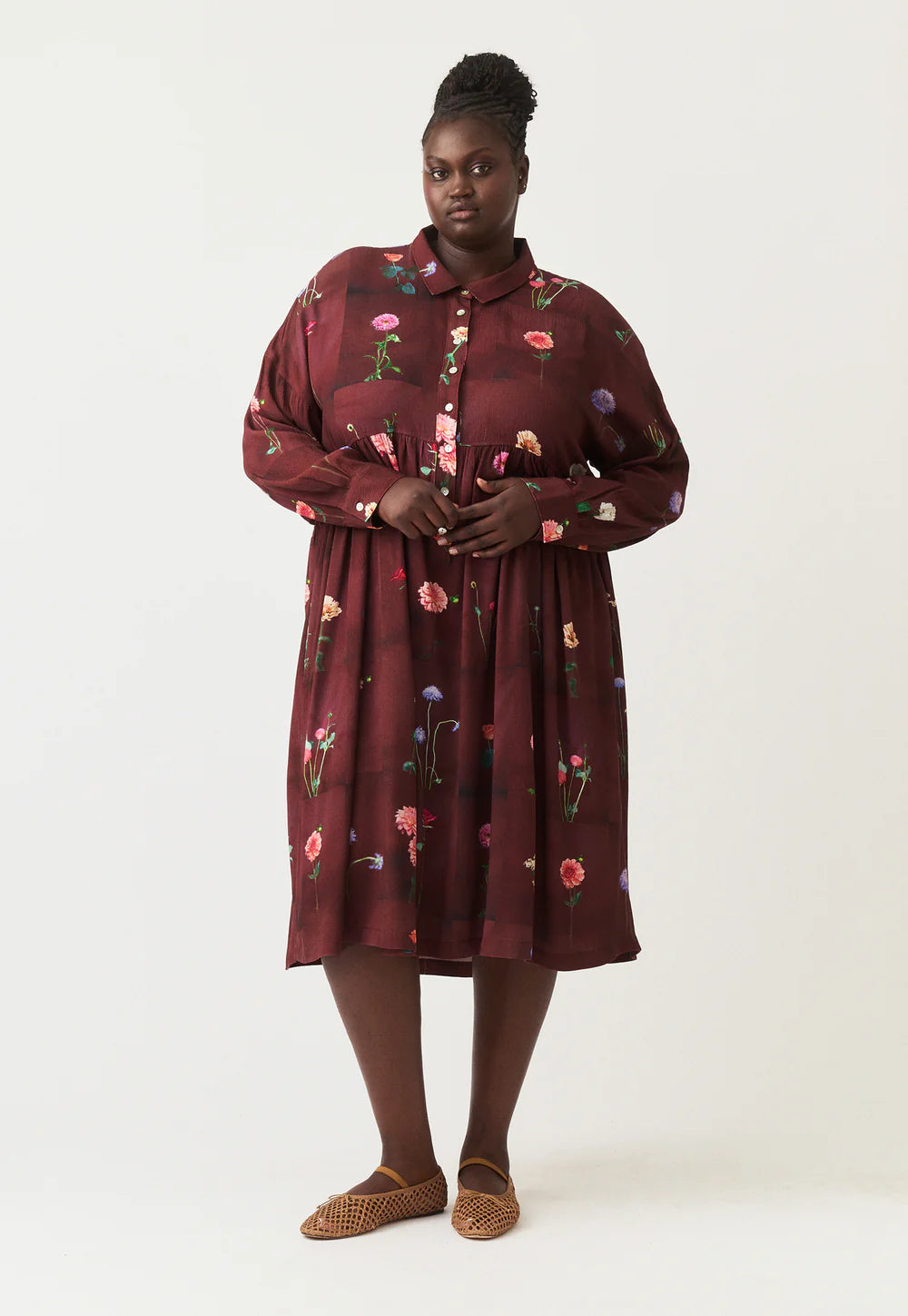 Nancybird Alla Dress - Bloom Tile
