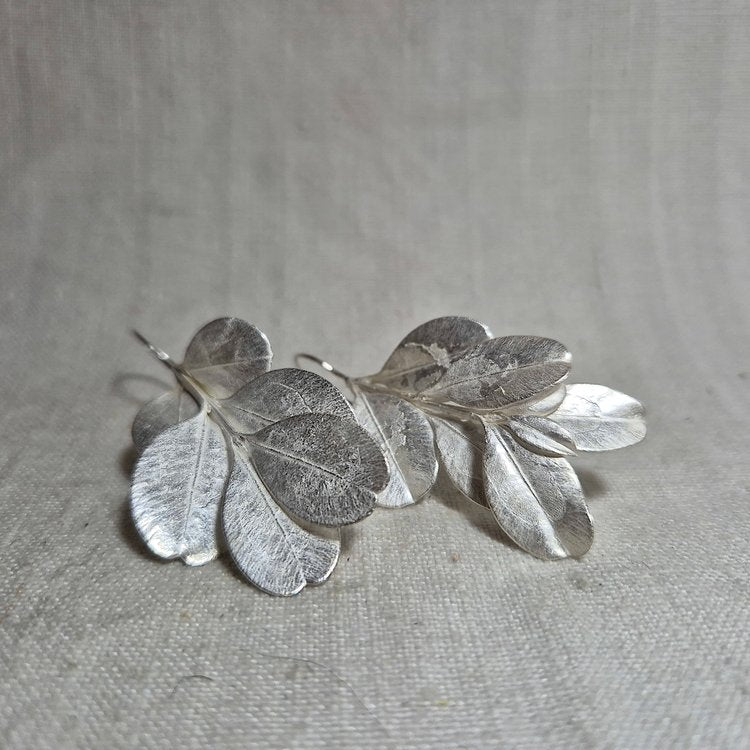 Anja Jagsch Silver Earrings - Box Bush