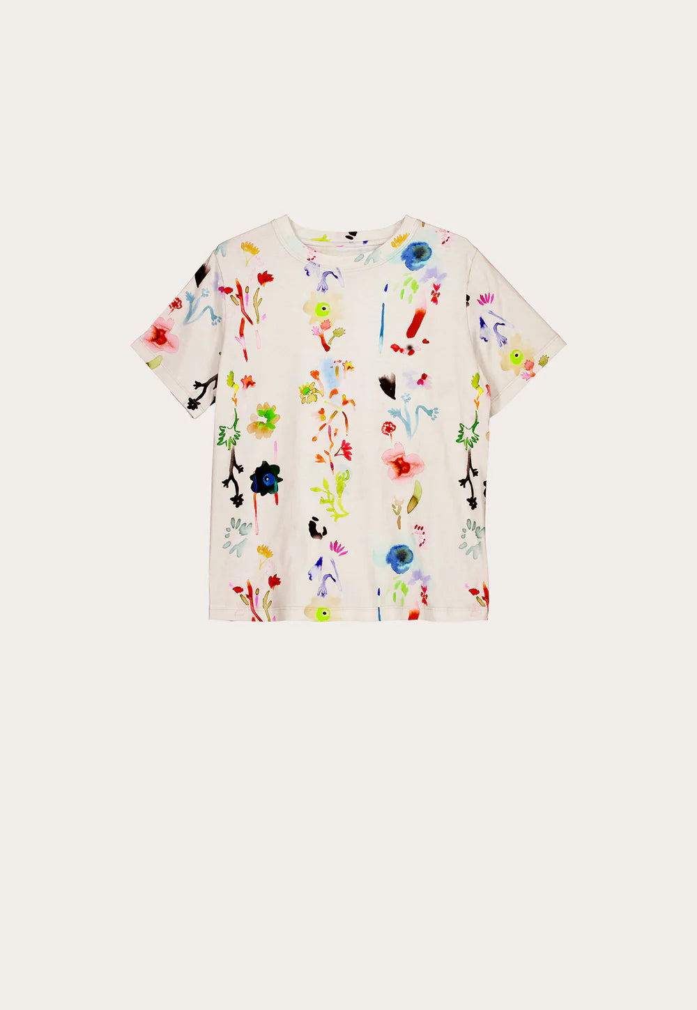 Nancybird Apollo Tee - Watercolour Cream