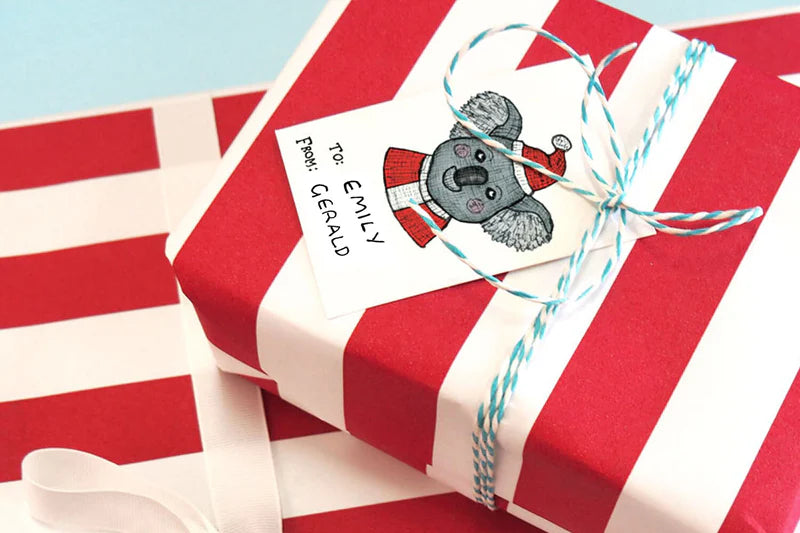 Nonsense Maker - Aussie Animal Christmas Gift Tag - Pack of 6