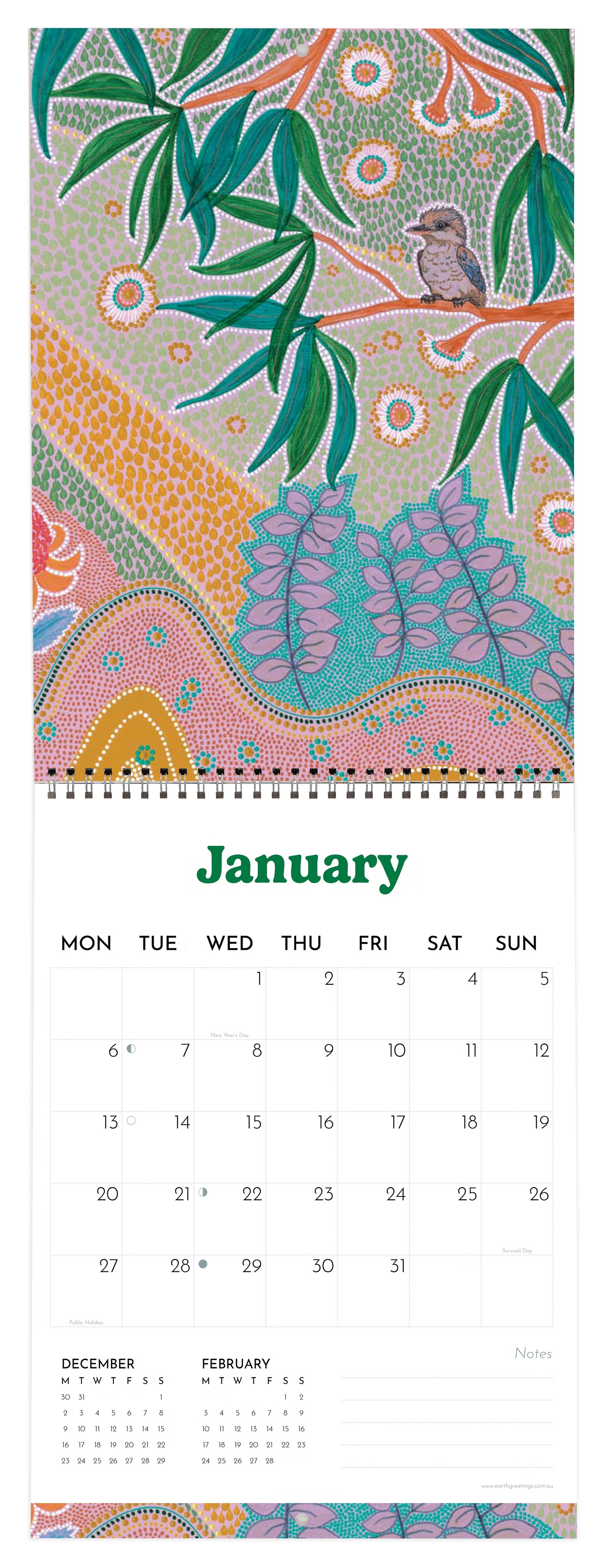 Earth Greetings 2027 Artist Calendar