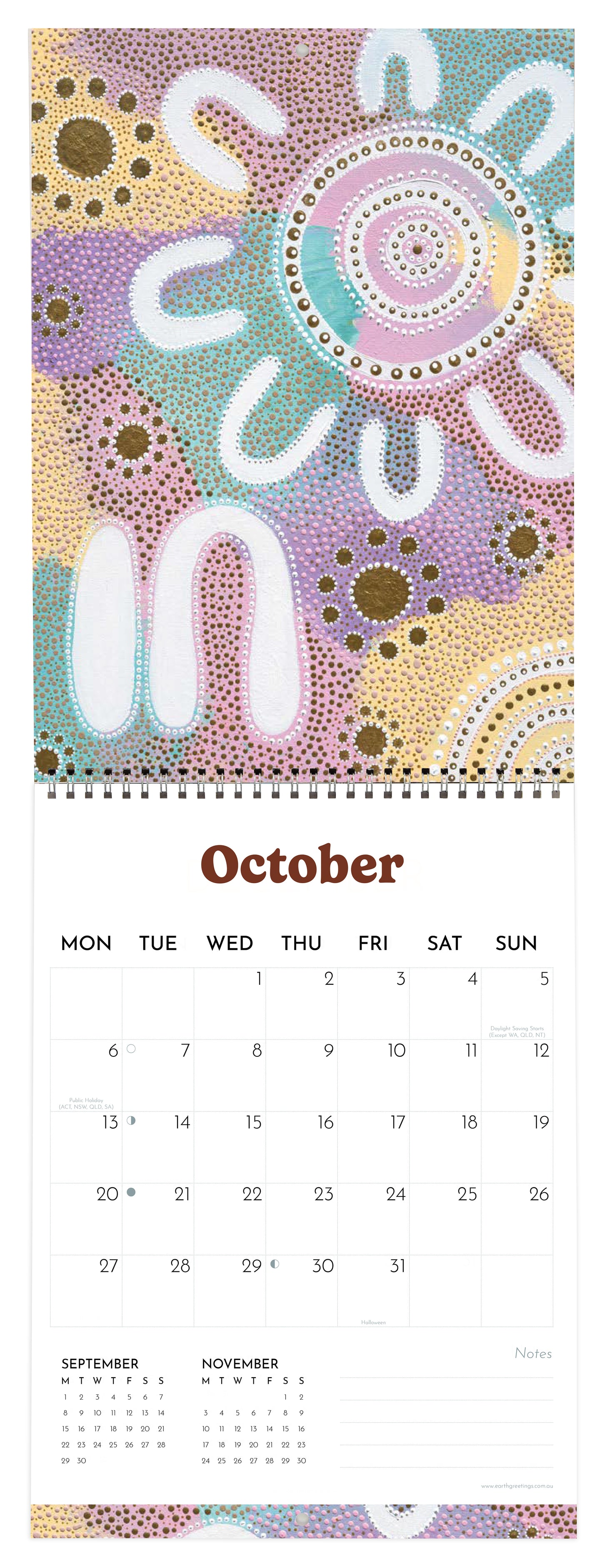 Earth Greetings 2027 Artist Calendar