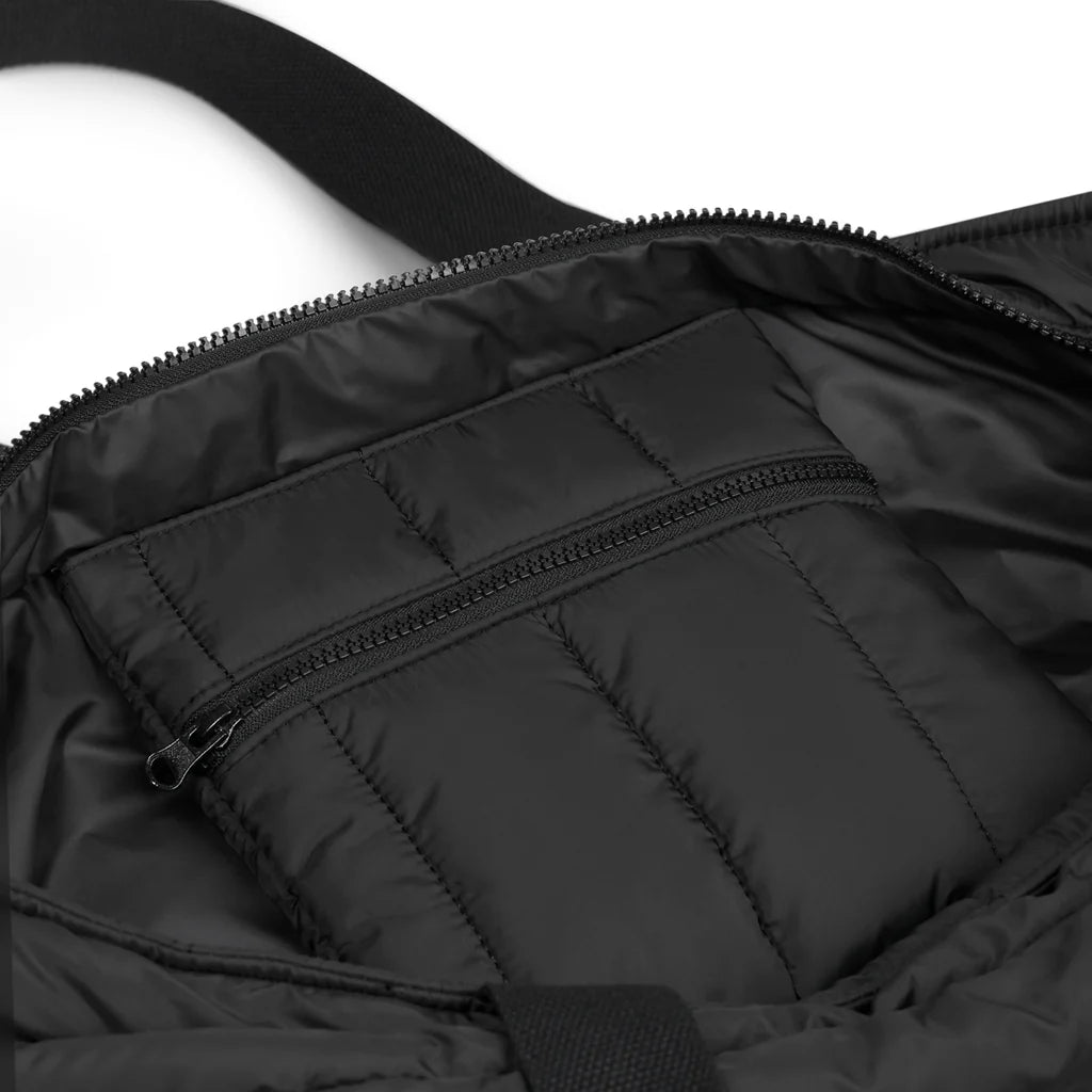 'Take It Base' Puffer Tote - Black