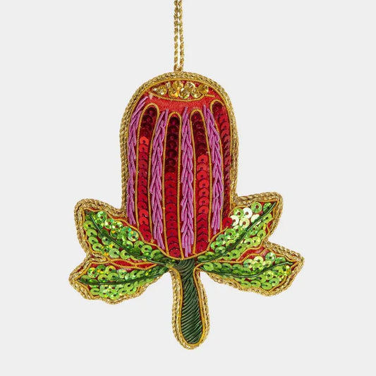 Banksia Beaded Decoration