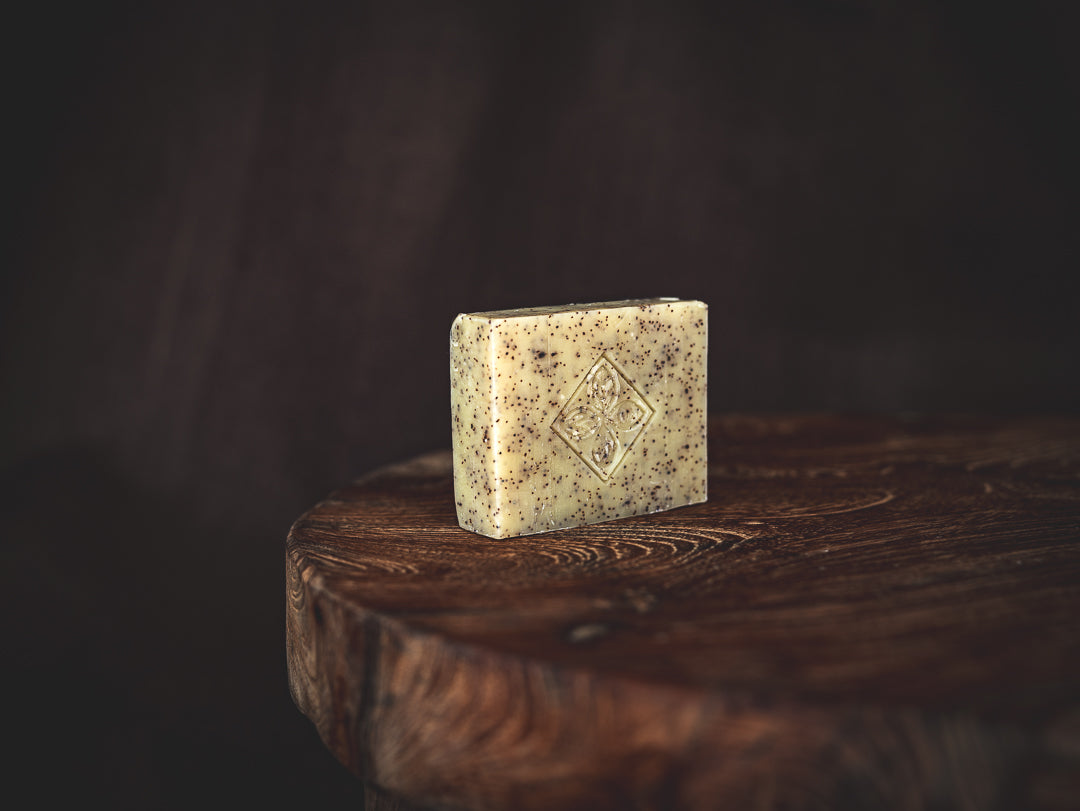 Base Soaps Exfoliating Cedarwood & Rosemary Bar Soap