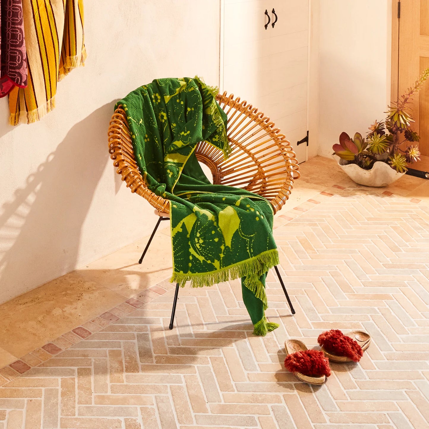 Sage & Clare Lucia Bath Sheet - Kelp