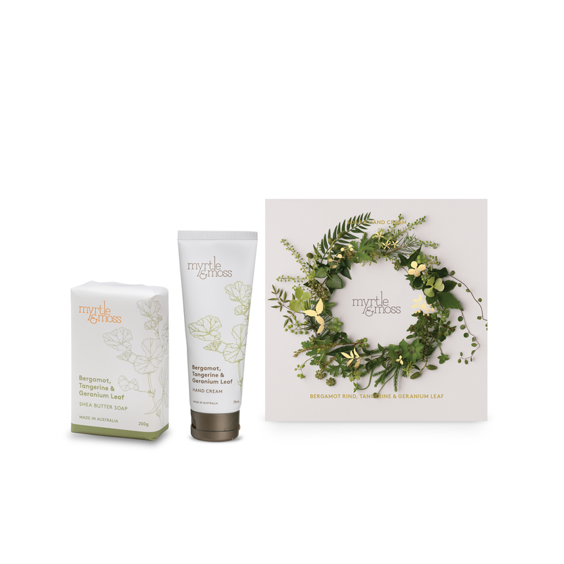 Myrtle & Moss Christmas Duet - Hand Cream and Soap