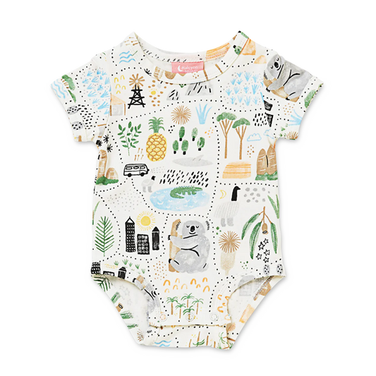 Halcyon Nights Big Adventures Short Sleeve Bodysuit