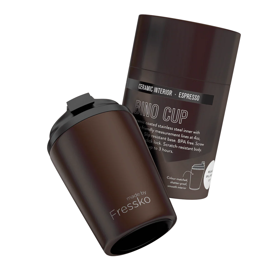 Fressko Ceramic Bino 8oz - Espresso