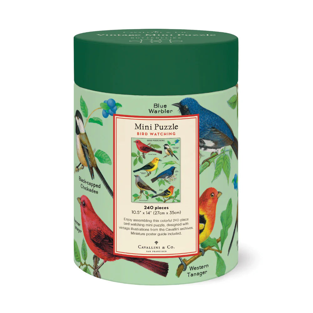 Cavallini & Co 'Bird Watching' 240 Piece Mini Vintage Puzzle