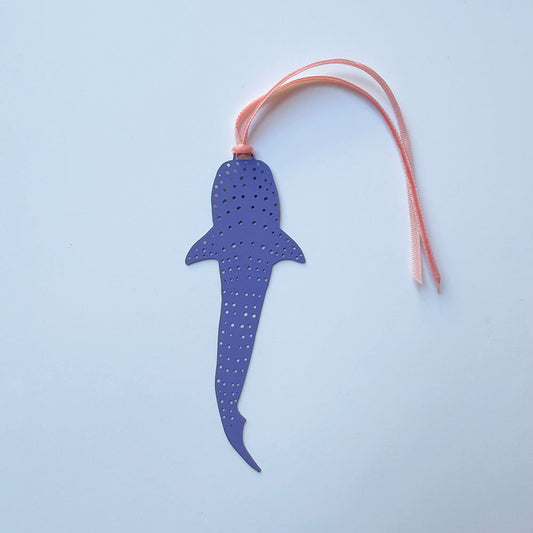 Whaleshark Bookmark in Denim