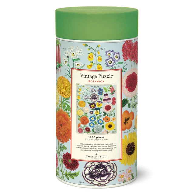 Cavallini & Co 'Botanica' 1000 Piece Vintage Puzzle