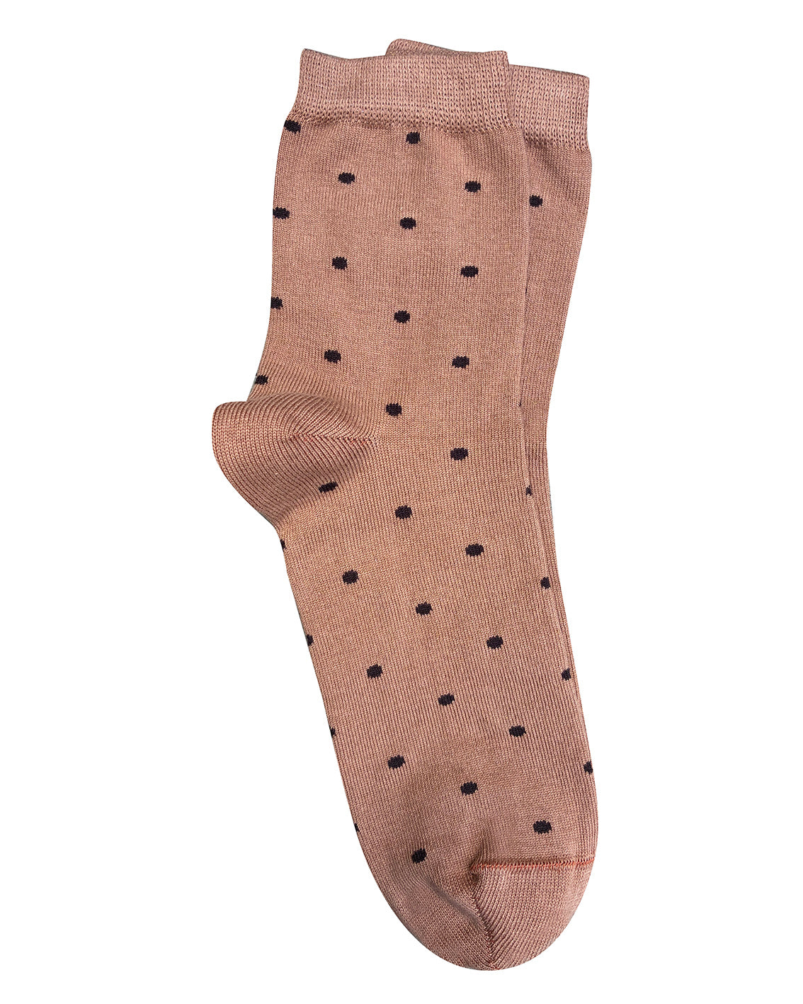 Tightology Spotty Cotton Socks - Copper