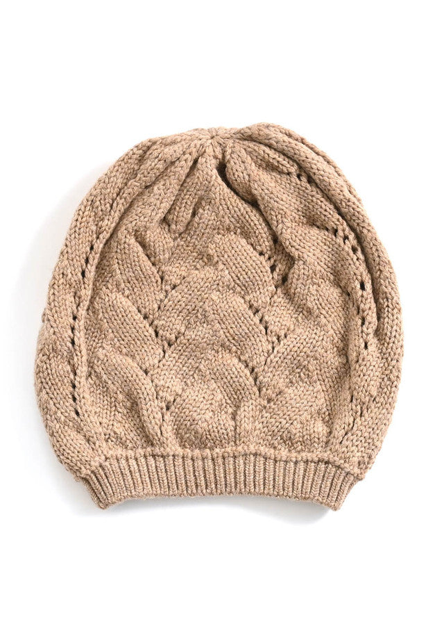 Uimi Camilla Lace Beanie - Cashew