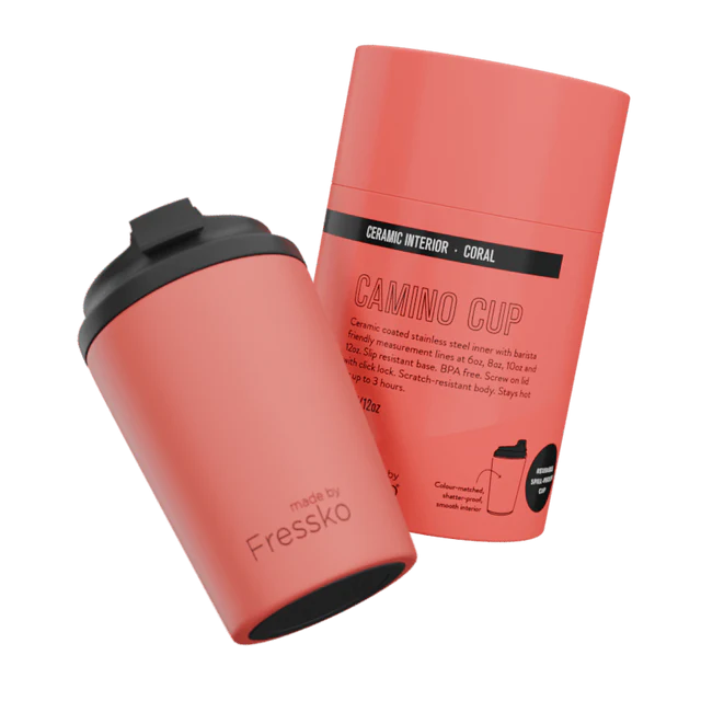 Fressko Ceramic Camino 12 oz- Coral