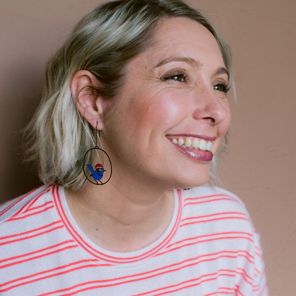 Denz Christmas Wren Earrings